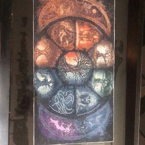 Abstract Multicolor Canvas Art